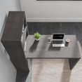 thumbnail image 6 of Pemberly Row 56W Bookcase Desk in Charcoal Maple - Engineered Wood, 6 of 12
