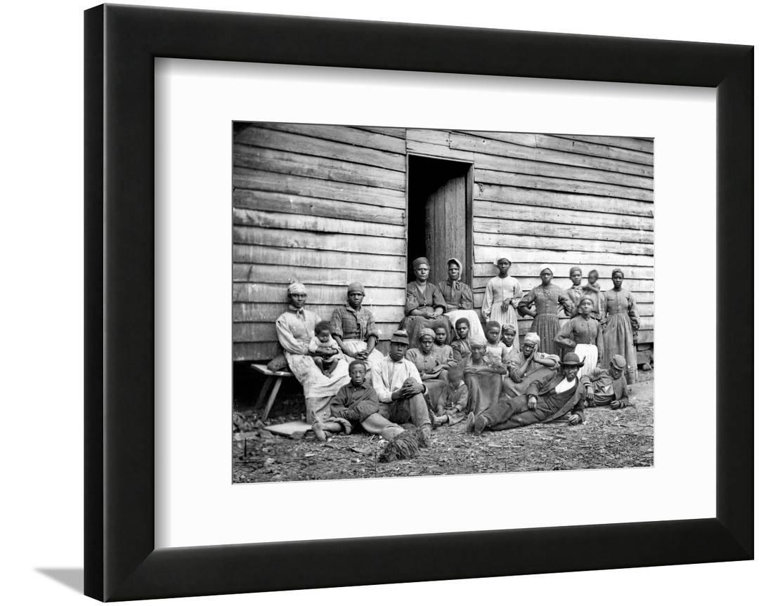 Civil War Freed Slaves Framed Print Wall Art
