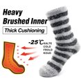 thumbnail image 3 of Busy Socks Women's Full Cushion Comfy Ultra Warm Socks, Medium,Light Grey Stripe, 3 of 8