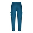 thumbnail image 7 of FDGIU Men's Relaxed Fit Cargo Joggers - Drawstring Stretch Waist Pants for Workout, Hiking, 7 of 7