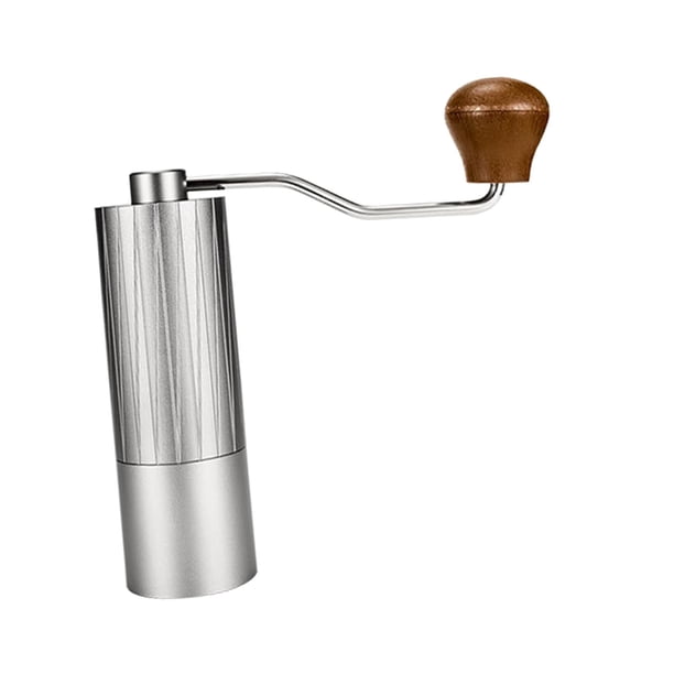 Molinillo de Café Manual Sunnimix de Acero Inoxidable Gris con Ajustes de Grosor