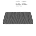 thumbnail image 2 of Dog Food Mats for Floors Absorbent, Pet Cat Food Mat - Quick Dry Dog Bowl Mats for Food and Water, Eco-Friendly Boho Pet Supplies(XL,Black), 2 of 3