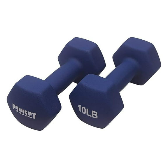 HEX Neoprene Dumbbell |Coated Colorful Hand Weights in Pair