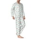 thumbnail image 2 of Balery Strawberry Pijama para Hombre de Dos Piezas con Manga Larga, Conjunto de Dormir y Descanso Suave con Bolsillos-Large, 2 of 7