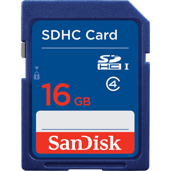 SanDisk SDHC/SDXC Mossy Oak Memory Card 16GB - Blue - SDSDBNN-016G-AW6WN
