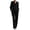 04#Black, variant on Womens Plus Size Pajama Sets Long Sleeve Button Up Pjs and Casual Wide Leg Pants Knit Solid Color Fall Sleepwear Set with Pocket Size S-5XL