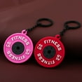 thumbnail image 6 of YANONELRY PVC Mini Barbell Plates Keychain -Kettlebells DlY Silicone Dumbbell Keyring -Gym Gifts for Gym Lovers Fitness Trainer Gift Backpack Jewelry, 6 of 9