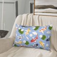 thumbnail image 5 of Sikiie Colorful Koi Fish Print Plush Pillow Cover, Wrinkle-proof and Stain-resistant Pillow Protector without Pillow Core, Home Decoration-20"x30", 5 of 6