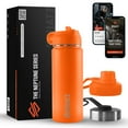 thumbnail image 5 of Squatz 40 Oz Neptune Series Steel Water Bottle, Double Wall Vacuum Insulated Flask W/ Handle Strap, 5 of 7