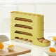 thumbnail image 4 of Refrigerator Egg Holder Transparent Slide-Out Dispenser Space Saving Kitchen Storage Rack Automatic Rolling Egg Tray Organizer for Fridge Door, 4 of 6