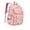 Pink, variant on WAYUTE Backpack for Kids Galaxy Star Print Back to School Backpack with Cute Bunny Pendant Large Capacity Lightweight Comfort Bookbag Casual Outdoor Travel