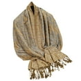 thumbnail image 1 of Bufandas de lana para mujer, suaves, alargadas, estilo étnico, chal cálido, bufanda con borlas de cachemira, bufanda acrílica para mujer, 1 of 2