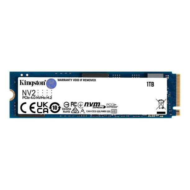 Kingston NV2 PCIe 4.0 NVMe SSD 1TB Internal M.2 2280