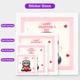 thumbnail image 5 of Happy Valentine's Day Scottish Fold Brings Love Heart Vinyl Sticker Cat Lover Kitten Owner Gifts Waterproof Decal Art Decor - 02028, 5 of 5