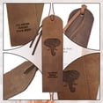 thumbnail image 4 of 4pcs Vintage Elephant Leather Bookmarks 2×7inch Mandala Elephant Head Cowhide Bookmarks I'll Never Forget Your SPOT Handmade Genuine Book Markers for Reading Book Lovers Men Women Gifts 4pcs, 4 of 9