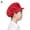 Red, variant on Unisex Dustproof Breathable Elastic Kitchen Chef Hat, Cleaner Factory Work Cap