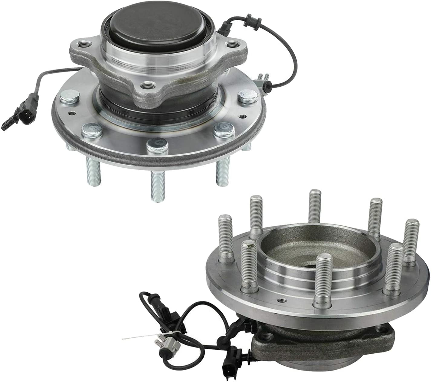 Detroit Axle Front Wheel Hub Bearings Replacement for Chevy Silverado