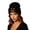 Black, variant on Jamicy Women's Beanies Hats Fashion Embroidered Pumpkin Knitted Beanie Hat Winter Thick Warm Soft Cute Hat for Winter Fall