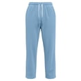 thumbnail image 3 of Ozmmyan Mens Casual Corduroy Sweatpants Elastic Waist Drawstring Straight Leg Trousers with Pockets Winter Warm Pants, 3 of 6