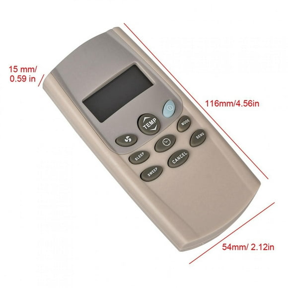 Air Conditioning Remote Control, Highly Air Conditioner Remote Control Wear Resistant Easy Control for Walton for Carrier for Home