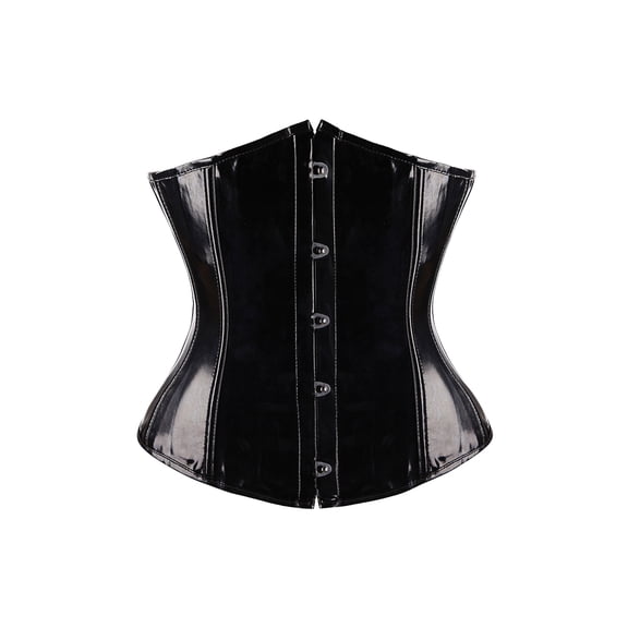 Tinglu Steampunk Corsets Tops for Women Sexy Gothic Lace-up Bustier Corselet Overbust