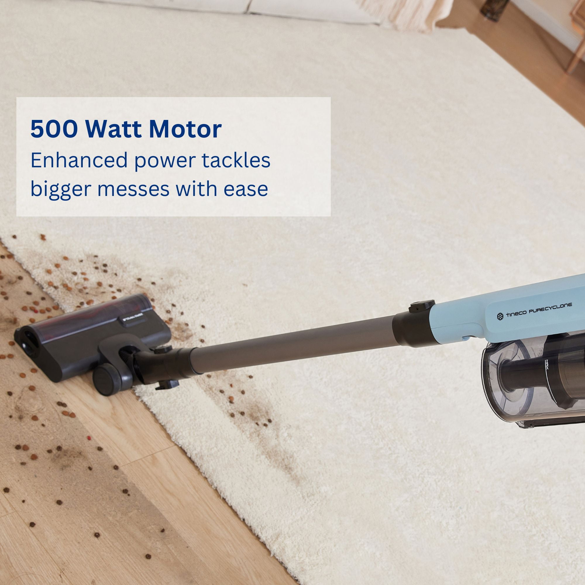 Tineco GO PET Cordless Vacuum with ZeroTangle Brush, 60 min Runtime, 1L Dustbin (GO303)