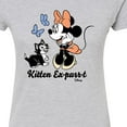 thumbnail image 3 of Disney Classics - Kitten Expurrt - Juniors Fitted Graphic T-Shirt, 3 of 5