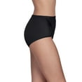 thumbnail image 4 of Women's Vanity Fair Lingerie® Smoothing Comfort Lace Brief Panty 13262 Color: Mid Black Size: 6, 4 of 5