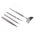 thumbnail image 2 of Herramienta para pestañas, 4 pinzas para extensión de pestañas, juego de herramientas para extensión de pestañas, fiel a su promesa, 2 of 12