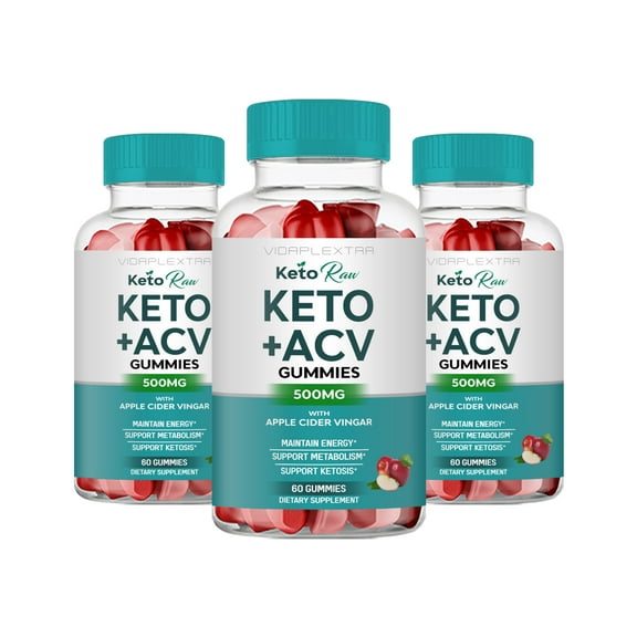 (3 Pack) Keto Raw Gummies - Keto Raw Keto ACV Formula Gummies