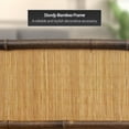 thumbnail image 3 of 3 1/2 ft Short Freestanding Screen - Burnt Bamboo, 3 of 7