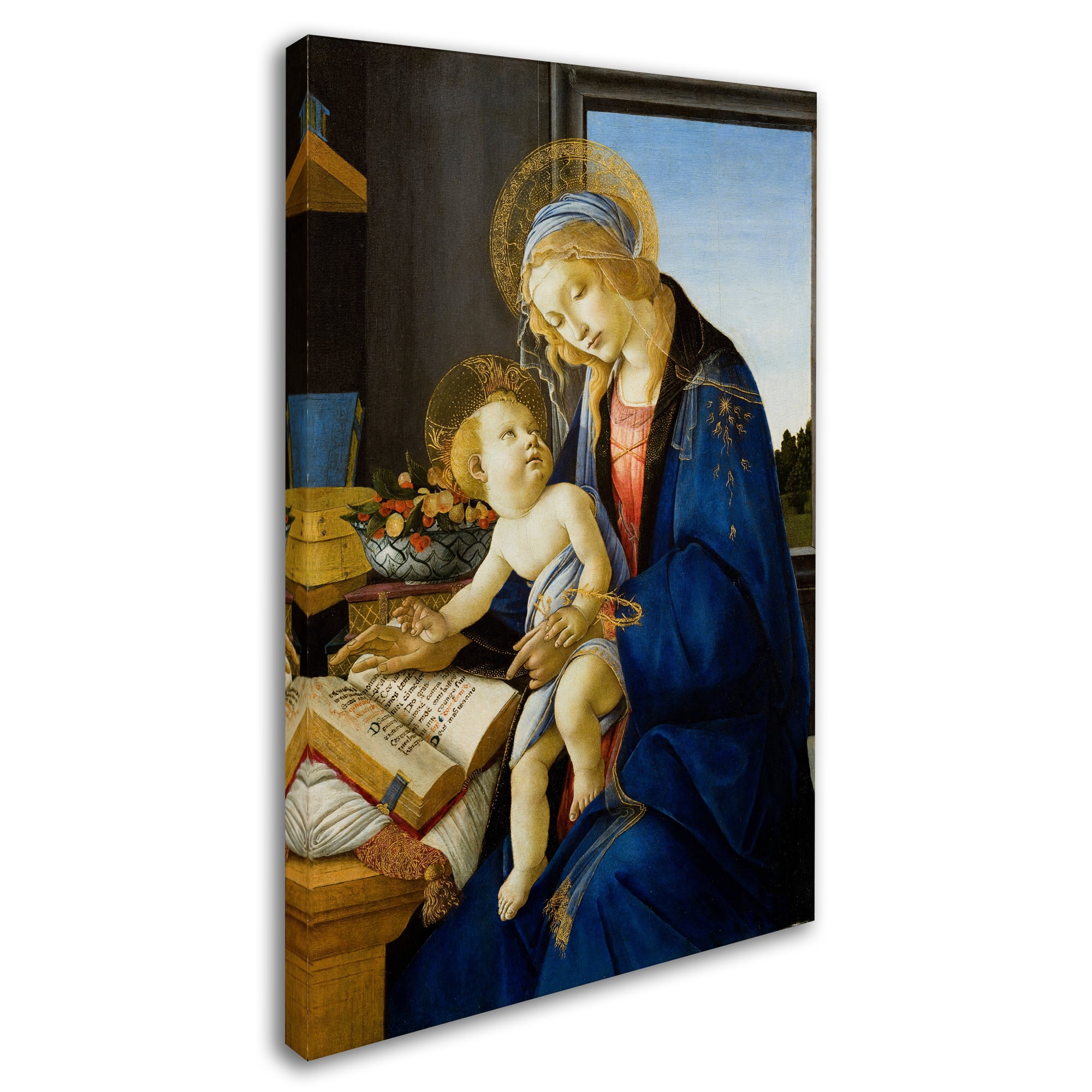 Trademark Fine Art 'The Virgin And Child' Canvas Art by Botticelli