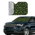 thumbnail image 4 of Bingfone Green Branch Olive Car Windshield Sun Shade Protector Keep Your Vehicle Cool Sun Shield Visor Cover Foldable For Car Truck Suv-Medium, 4 of 9
