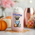 thumbnail image 4 of Happy Father's Day Pug Playing Basketball with Best Dad Jersey 16oz Glass Cup Mug Dog Lover Gifts Glass Can - 13006, 4 of 5