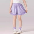 thumbnail image 2 of Timegard Baby Clothes for Girls Cute Ruffle Wide Leg Shorts Lightweight Loose Shorts Summer 5-15 Years, 2 of 3