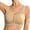 Beige, variant on Seamless Bra Thin Seamless Vest Soft Support Hosiery Large Chest Small Half Fixed Cup Breathable Bra