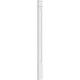 thumbnail image 4 of 6"W x 72"H x 2"P Two Equal Flat Panel PVC Pilaster w/Decorative Capital & Base (Pair), 4 of 18