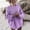 Purple, variant on Sweaters for Women Plus Size Long Sleeve Chunky Sweater for Women 2024 Yellow Solid Color Fashion Casual Sweaters
