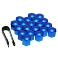 thumbnail image 1 of 20pcs Universal 17mm Wheel Nut Covers Lug Nut Caps Screw Protector, 1 of 7