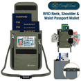 thumbnail image 1 of Cartera Cuello Porta Pasaporte RFID ComfiTime para hombres y Mujeres, 1 of 1