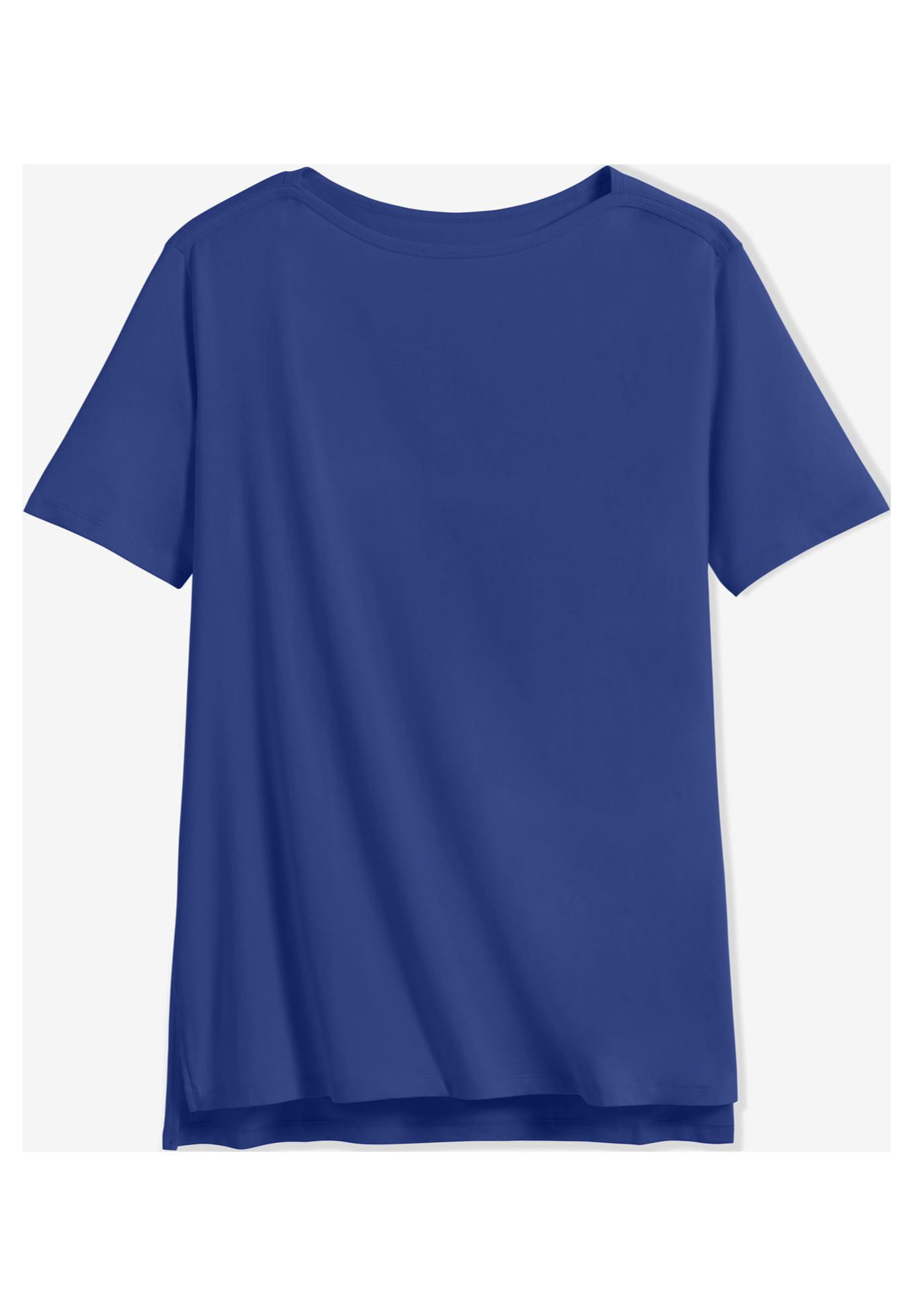 Plus Size Perfect Short-Sleeve Boatneck Tunic - image 4