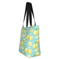 thumbnail image 3 of Kdxio Yellow Lemon Women Reusable Grocery Bags Foldable Ripstop,Reusable Shopping Bags for Shopping,Gym,Gift, 3 of 7