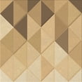 thumbnail image 1 of Ahgly Company Indoor Square Patterned Cinnamon Brown Area Rugs, 5' Square, 1 of 1
