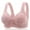 Light Purple, variant on Lixiuxyad Pack Sports Bras for Women Women's New Front Buckle Middle And Elderly Underwear Styling Cup Print No Underwire Wide Strap Plus Size Women's Vest Bra