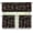 Bats, variant on Castle Pumpkin Halloween Kitchen Curtains Sets for Windows Kitchen Window Curtains Over Sink with Valance and Tier Sets Rod Pocket Window Tiers Set of 3