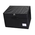thumbnail image 2 of Organizador de zapatos Macarena contenedor de almacenamiento plegable con tapa transparente caja de zapatos Negro, 2 of 8