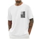 thumbnail image 1 of Tops para hombre, blusas y camisas de cuello redondo y manga corta para hombre, blusas casuales de cuello redondo con estampado de moda para hombre, blusas de cuello redondo y manga corta, camisas par, 1 of 5