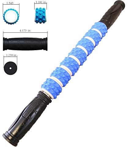 The Muscle Stick Elite Soft Massage Roller - Blue