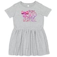 thumbnail image 3 of Inktastic Happy One Hundred Days of School Bow and Flowers Girls Toddler Dress, 3 of 5