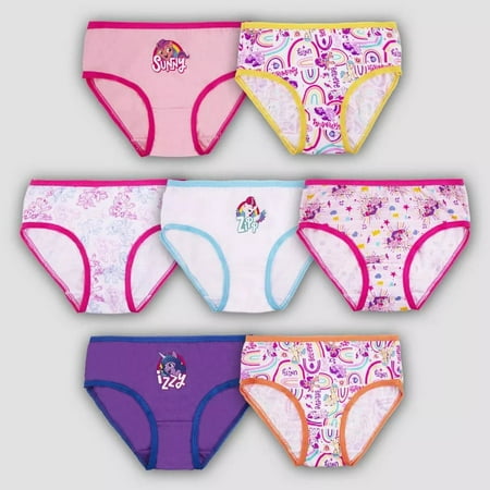 

My Little Pony Girls 7pk Underwear Panties 100% Cotton